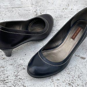 Antonio Melani Women sandal Heel Pump ELANA Leather Upper Shoes Size 7.5M Brazil